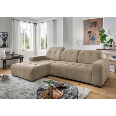 Livetastic Ecksofa Vicari Hellbraun 292x185 cm