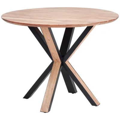 Livetastic Esstisch Akazie 100x76x100 cm