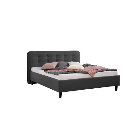 Livetastic Polsterbett Alian Anthrazit 200x200 cm