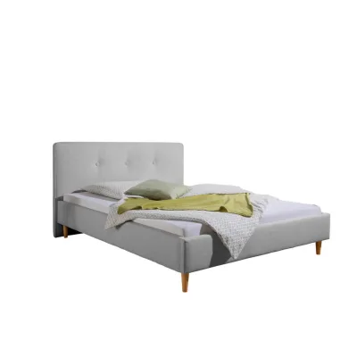 Livetastic Polsterbett Slade Hellgrau 100x200 cm