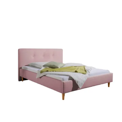 Livetastic Polsterbett Slade Rosa 140x200 cm