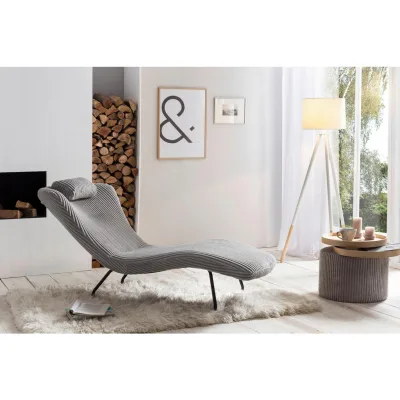 Livetastic Relaxliege Hellgrau 80x82x180 cm