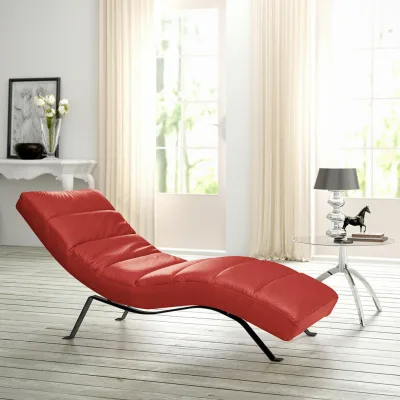 Livetastic Relaxliege Rot 65x65-95x171 cm
