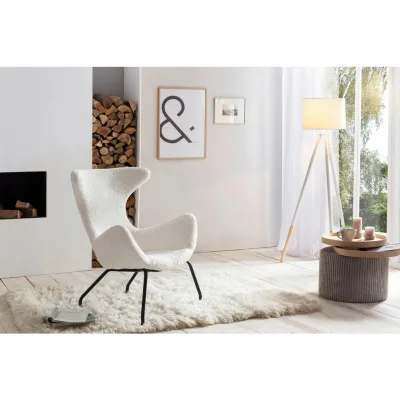 Livetastic Relaxsessel Weiß 77x95x62 cm