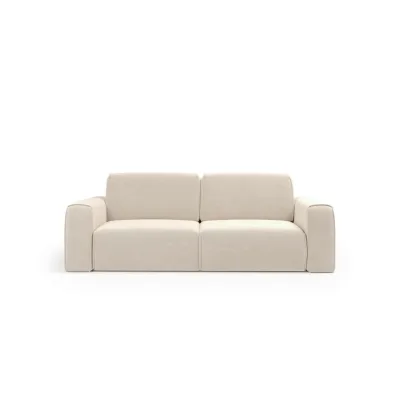 Livetastic Schlafsofa Tuzzi Weiß 252x94x105 cm