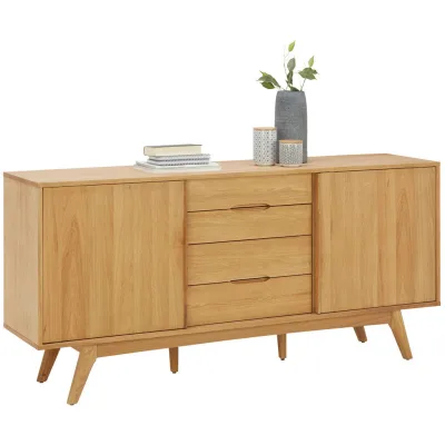 Livetastic Sideboard Eiche 180x84x44 cm