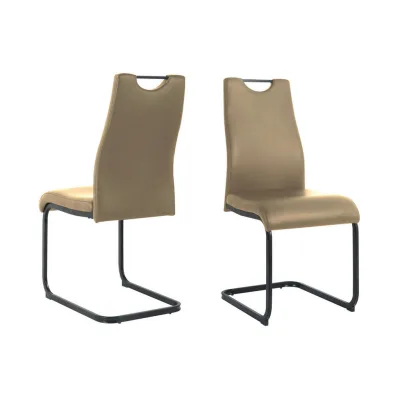 Livetastic Stuhl-Set Taupe 42x98x56 cm