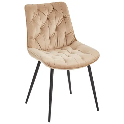 Livetastic Stuhl Taupe 52x85x59 cm