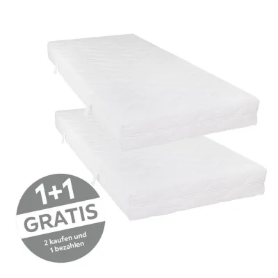 Livetastic Taschenfederkernmatratze PHB Comfort H2 Weiß 90x200 cm