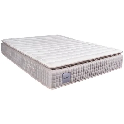 Livetastic Taschenfederkernmatratze Silver-Up Pillow Top Weiß 160x200 cm