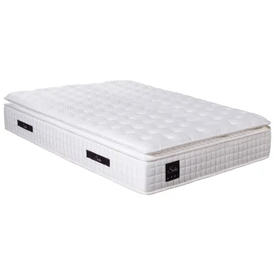 Livetastic Taschenfederkernmatratze Soho Pillow Top Weiß 200x210 cm