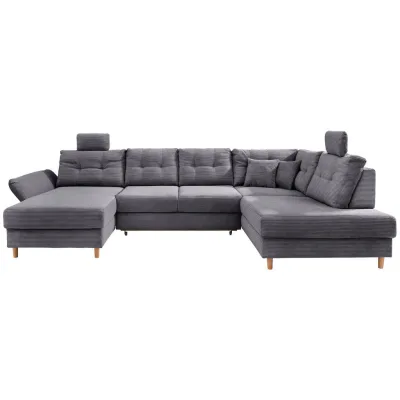 Livetastic Wohnlandschaft Grau 338-352x206 cm