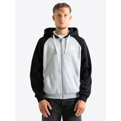 Lonsdale Herren Kapuzensweatjacke mit Reißverschluss normale Passform COULSDON
