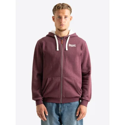 Lonsdale Herren Kapuzensweatjacke mit Reißverschluss normale Passform HILLINGDON