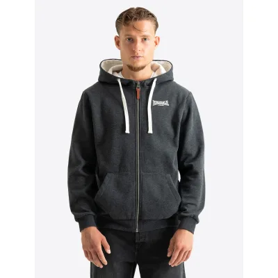 Lonsdale Herren Kapuzensweatjacke mit Reißverschluss normale Passform HILLINGDON