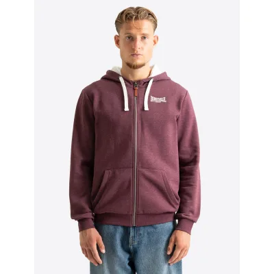 Lonsdale Herren Kapuzensweatjacke mit Reißverschluss normale Passform HILLINGDON