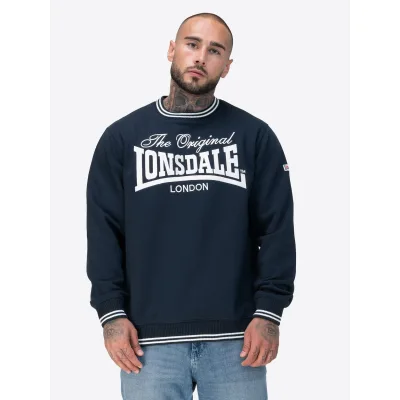 Lonsdale Herren Rundhals Sweatshirt normale Passform CLIFTON