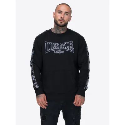 Lonsdale Herren Rundhals Sweatshirt normale Passform KIRKLINTON