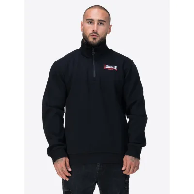 Lonsdale Herren Sweatshirt mit Viertelreißverschluss normale Passform GRYFFIDAM