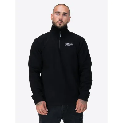 Lonsdale Herren Sweatshirt mit Viertelreißverschluss normale Passform LOSTOCK