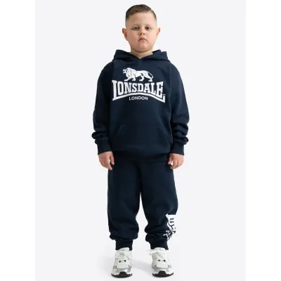 Lonsdale Kinder Trainingsanzug mit Kapuze normale Passform BUNREE JUNIOR