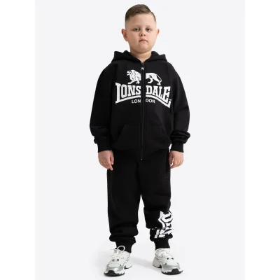 Lonsdale Kinder Trainingsanzug mit Kapuze normale Passform GLENCOE JUNIOR