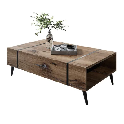 Lookway Couchtisch Eiche 104x65x41.5 cm