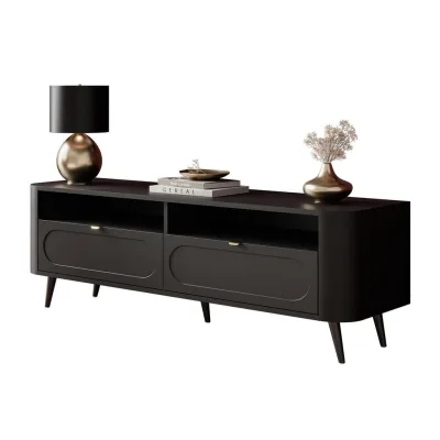 Lookway Tv-Schrank Schwarz 138x46x40 cm