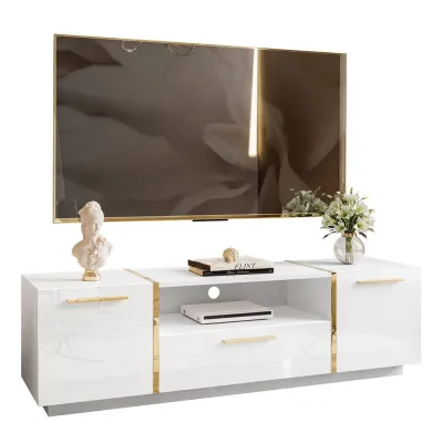 Lookway Tv-Schrank Weiß 158x46x41.3 cm
