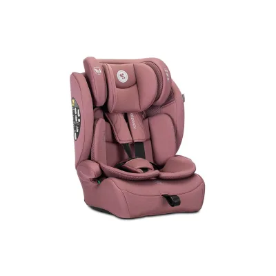 Lorelli Kindersitz i-Size Adventure (76-150 cm) Kopfstütze verstellbar bis 36 kg rosa