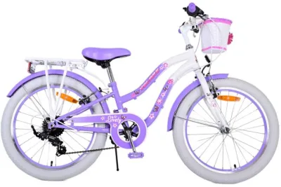 Volare Kinderfahrrad Lovely für Mädchen 20 Zoll Kinderrad in Lila