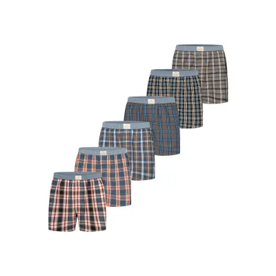 Luca David Herren Boxer Karos 6er Pack