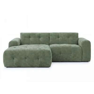 luma-home Ecksofa Grün 234x161 cm