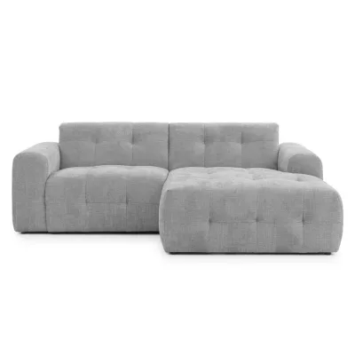 luma-home Ecksofa Hellgrau 234x161 cm