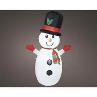 LUMINEO Dekorationsfigur aufblasbar 2 LEDs