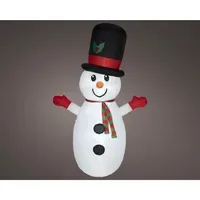 LUMINEO Dekorationsfigur aufblasbar 3 LEDs
