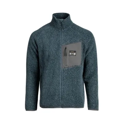 Lundhags Flok Wool MS Pile, Zwischenschicht, blau