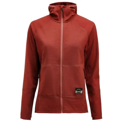 Lundhags Tived Merino Hoodie, Midlayer, Damen, Rot