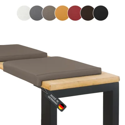 Lycce Klemmkissen Sitzkissen mit 1 Leiste, Kunstleder versch. Farben