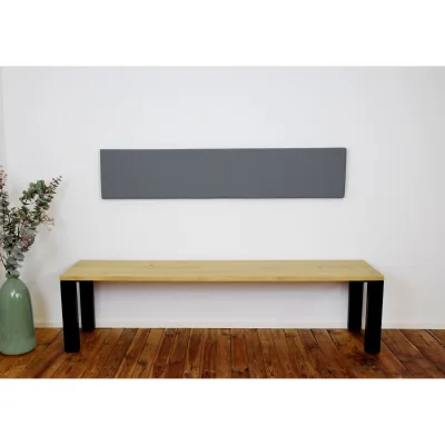 Lycce XXL Wandkissen / Wandpolster, Kunstlederbezug, Breite 1,5m