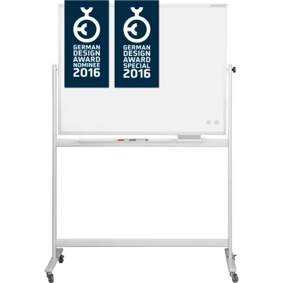 magnetoplan Design-Whiteboard CC, mobil - 1800 x 1200 mm