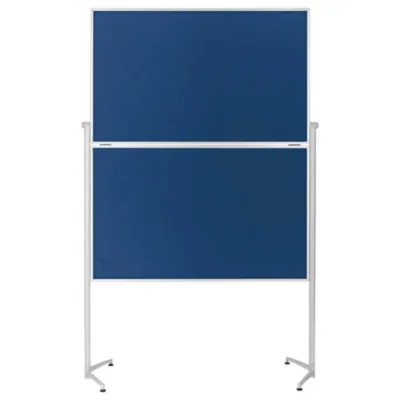 magnetoplan Moderationstafel evolution plus, klappbar - Filz blau