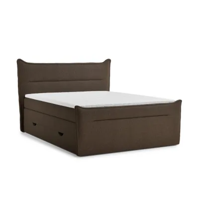 Maison de Reve Boxspringbett Braun 160x200 cm