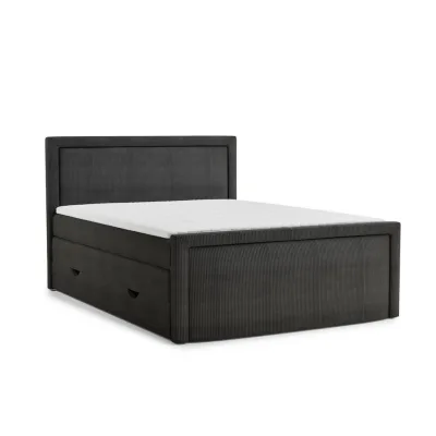 Maison de Reve Boxspringbett Graphit 140x200 cm
