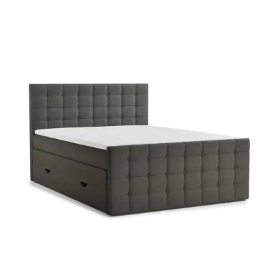 Maison de Reve Boxspringbett Graphit 180x200 cm