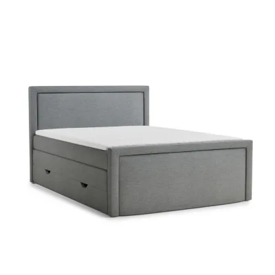 Maison de Reve Boxspringbett Grau 180x200 cm