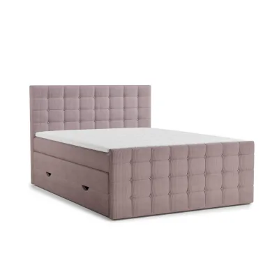 Maison de Reve Boxspringbett Lila 180x200 cm
