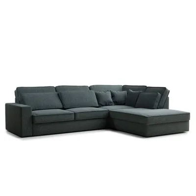 Maison de Reve Ecksofa Blau 311x225 cm