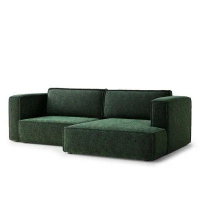 Maison de Reve Ecksofa Dunkelgrün 250x152 cm