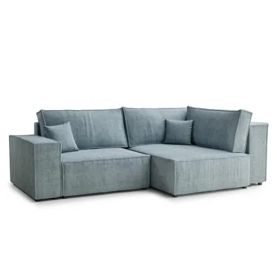 Maison de Reve Ecksofa Hellblau 253x105 cm